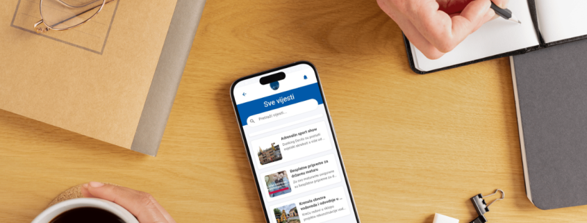 Libusoft Cicom - MOBILNA APLIKACIJA Automatska sinkronizacija vijesti sa službene web stranice
