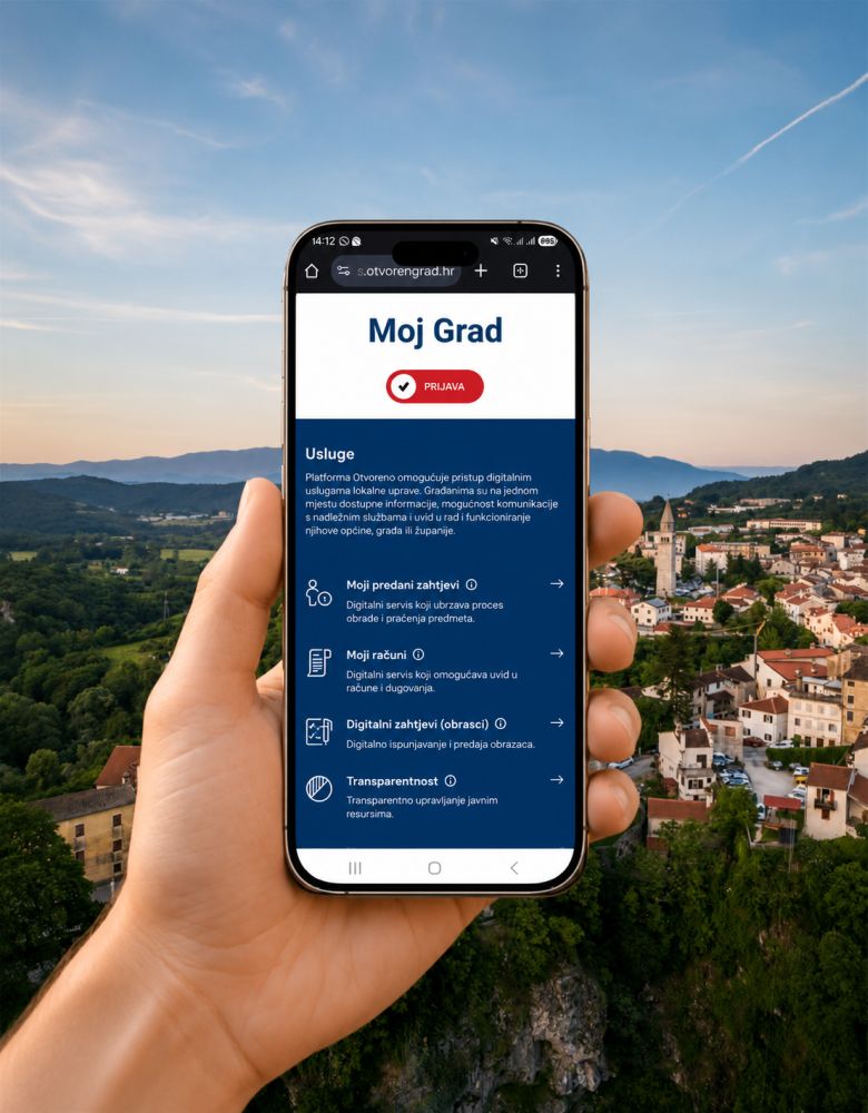 PLATFORMA OTVORENO Grad Pazin nastavlja digitalizaciju poslovanja uz platformu Moj Pazin